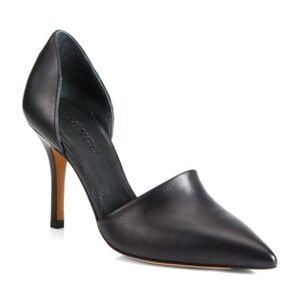 Vince black leather Claire D’Orsay classic pointed toe pumps – EU 40 / US 9